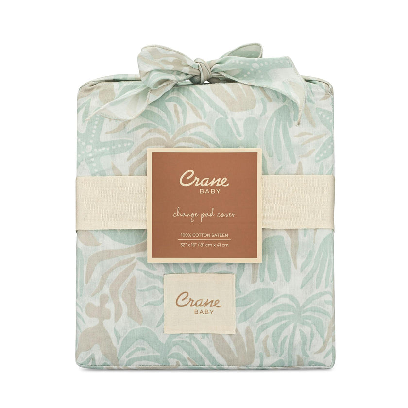 Cove Beach Life Cotton Quilted Change Pad Cover