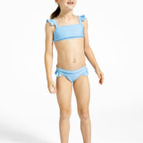 girls peri blue tie back bikini