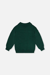 Knitted Sweater Jasper Printed Green