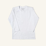 White - Classic Long Sleeve Shirt in Pima Cotton