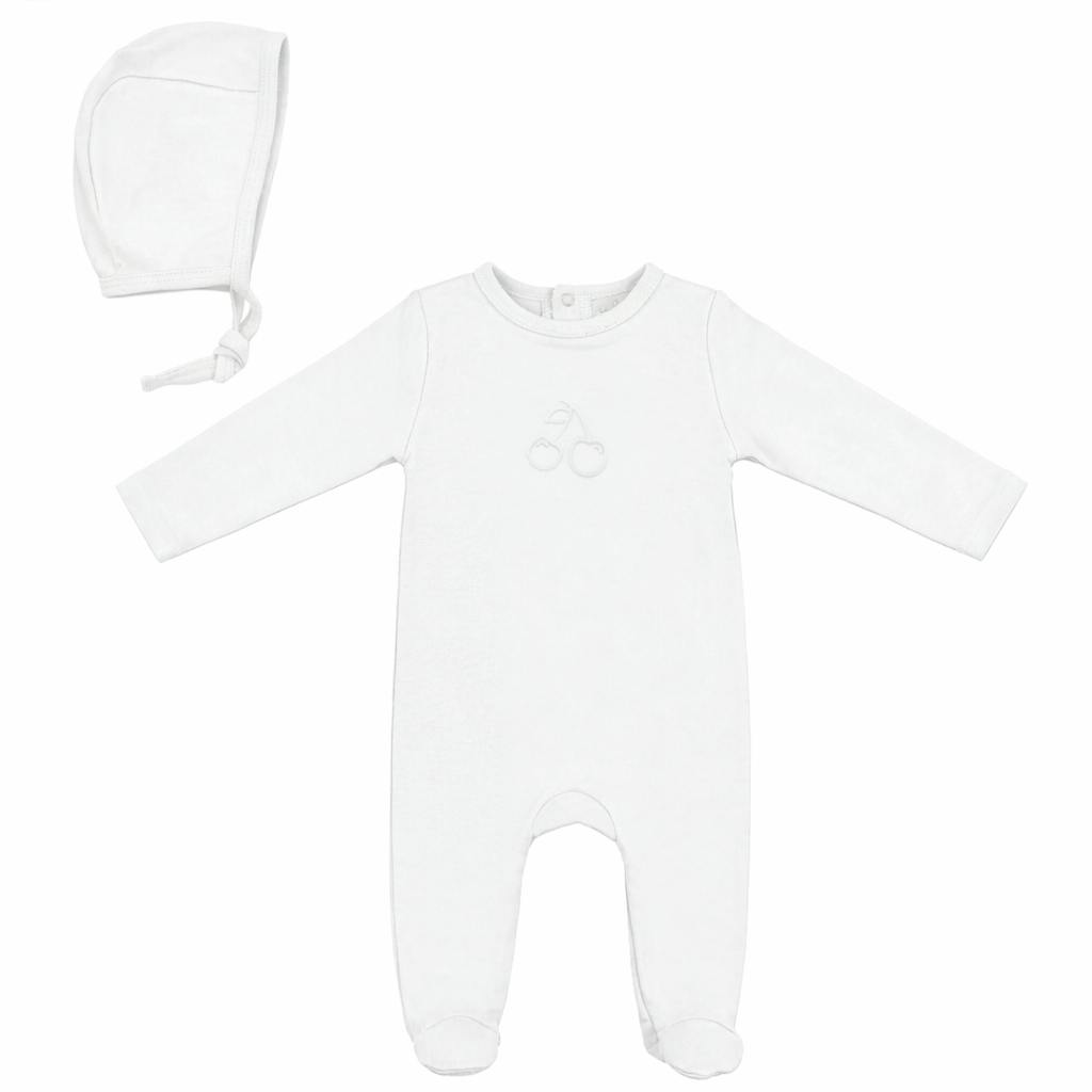 Embossed Cherry Onesie