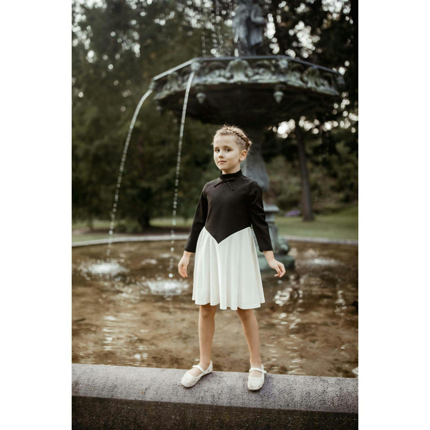 Kai dress (black/ivory)