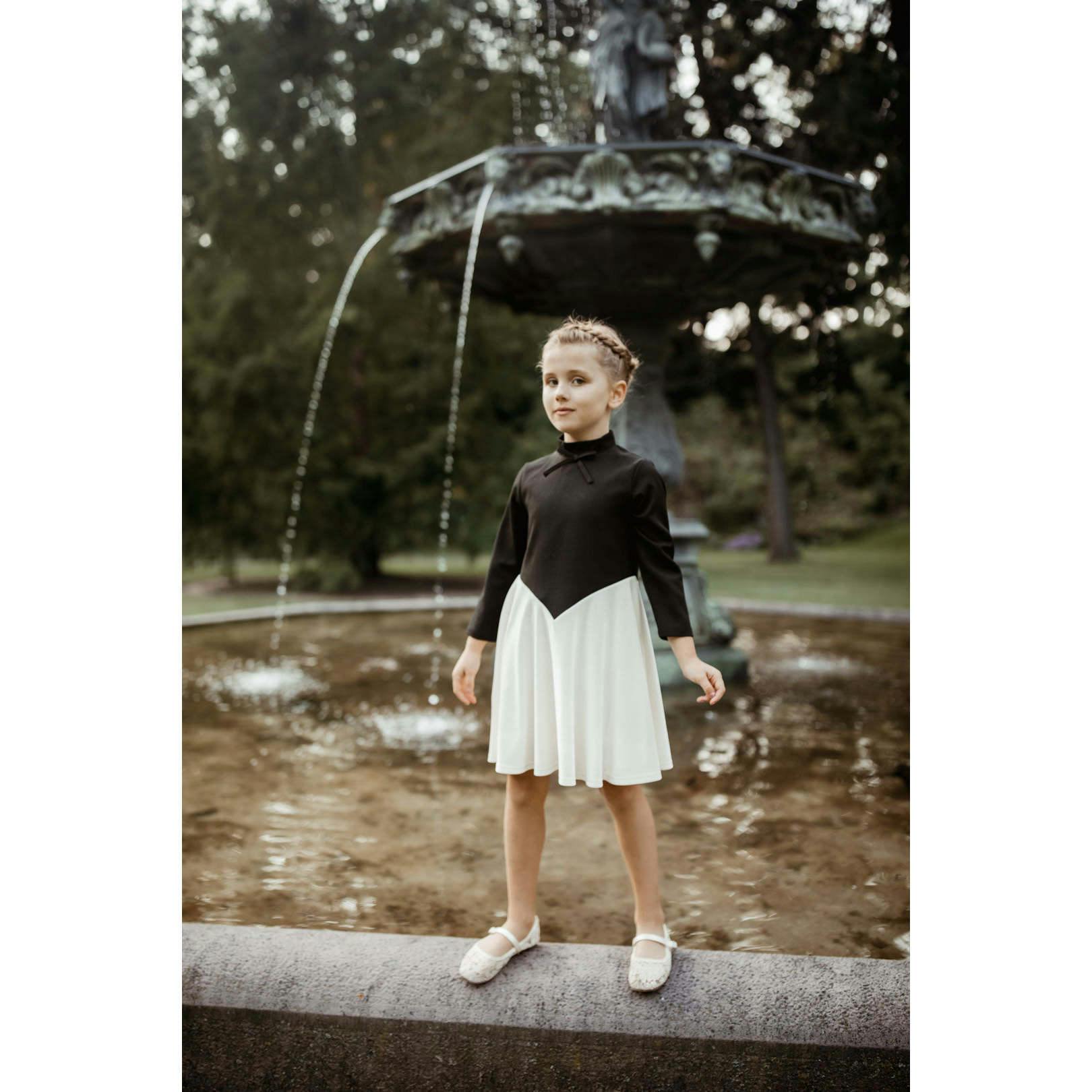 Kai dress (black/ivory)