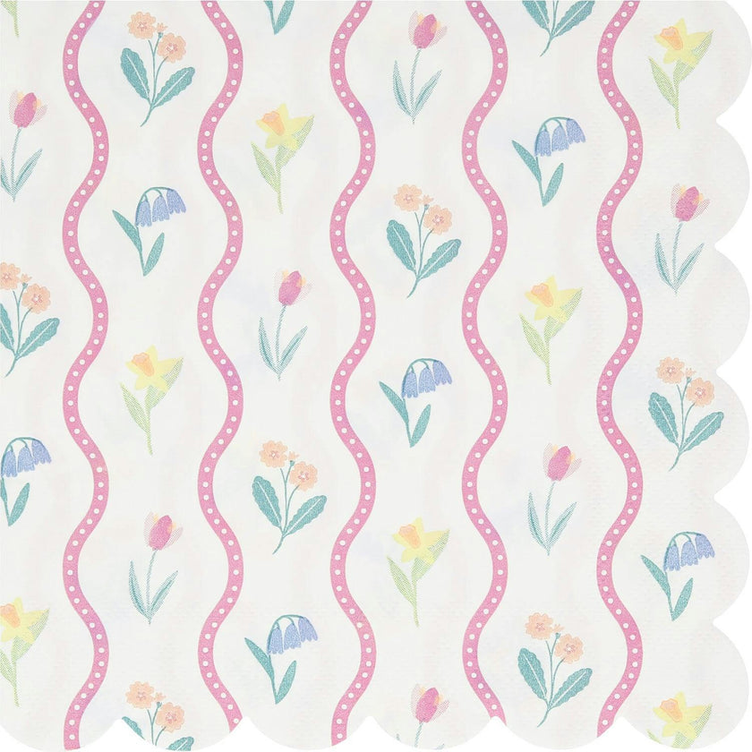 Bloomsbury Floral Pattern Large Napkins
