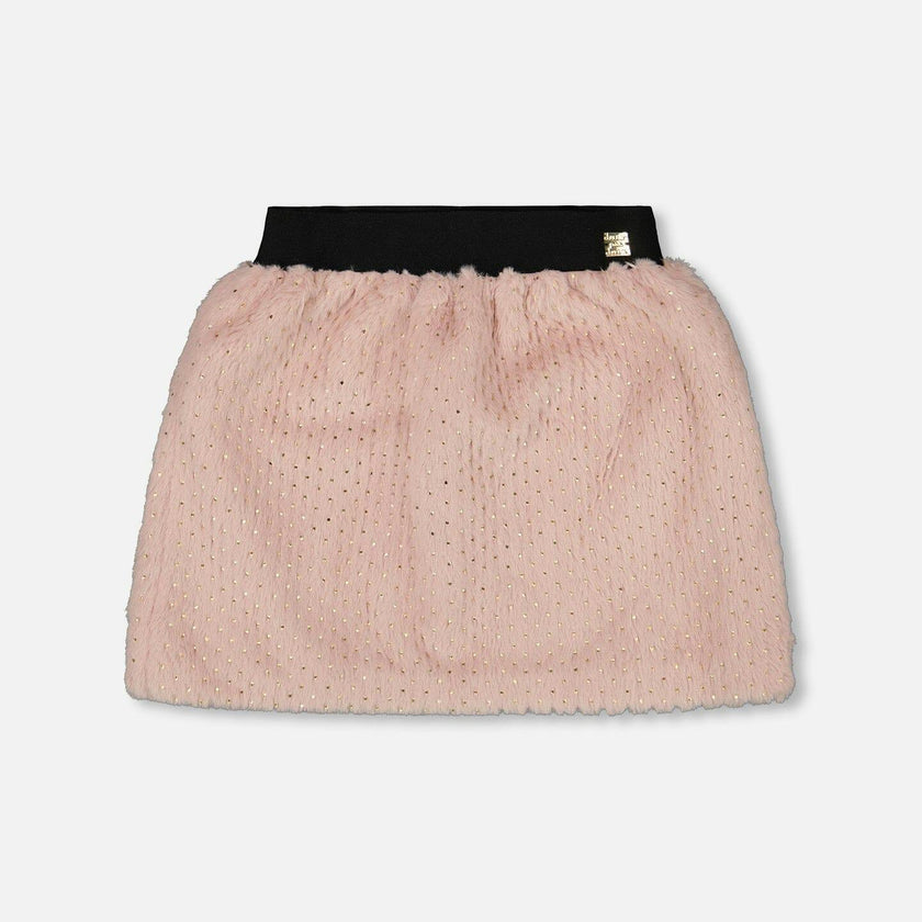 Fake Fur Skirt Pink