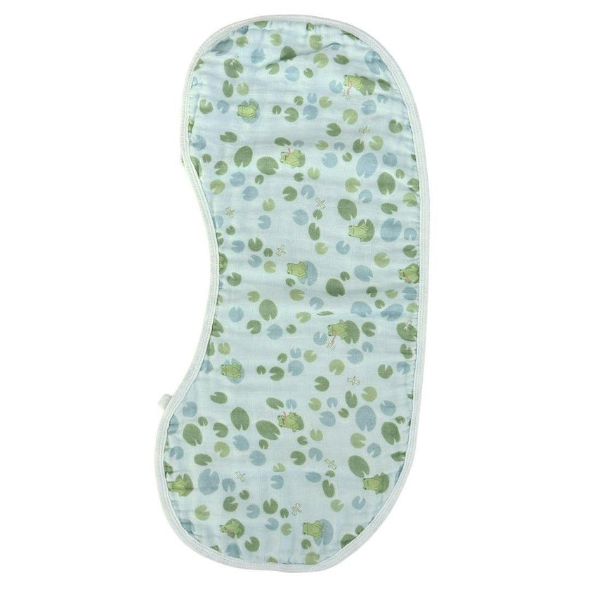 Burp Cloth Bib in Ribbits by the Pond