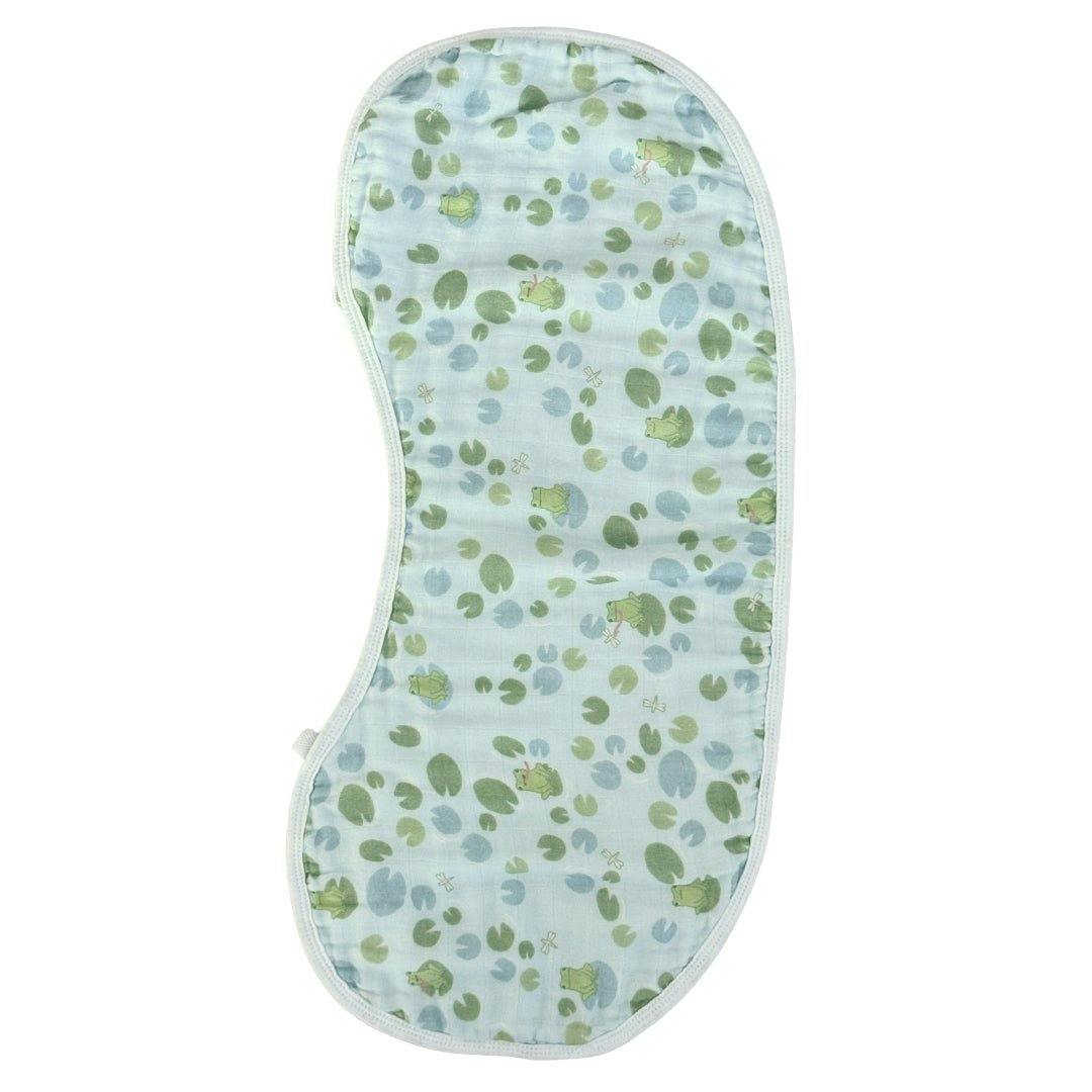 Burp Cloth Bib in Ribbits by the Pond