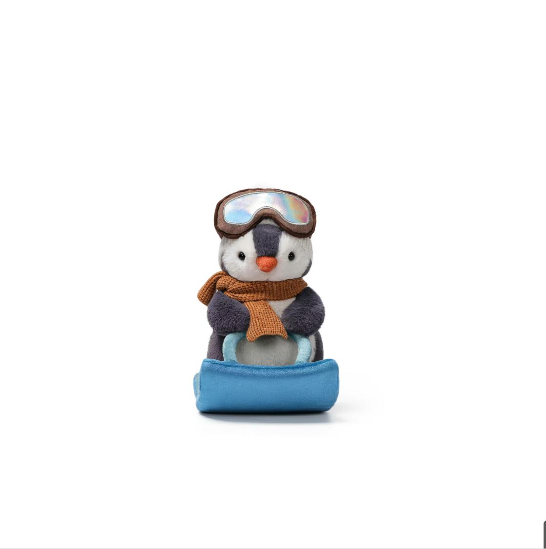 McHugs Sledding Glacier Penguin Weighted Plush 25 cm