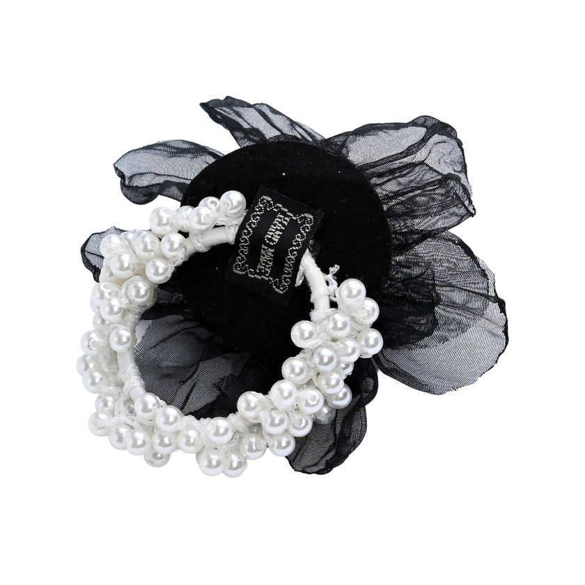 Pearl Blossom Scrunchie Set