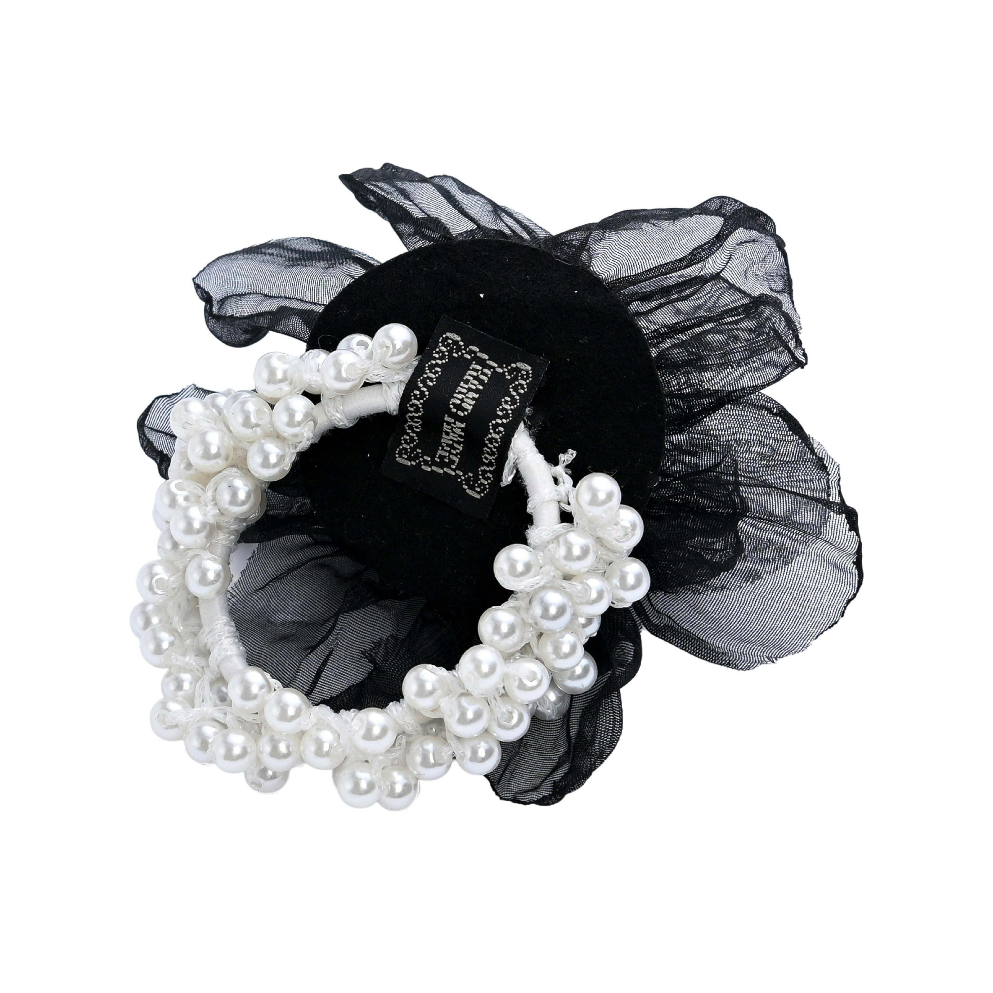 Pearl Blossom Scrunchie Set