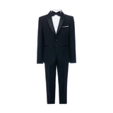 Black Suit with Black Shawl Lapel