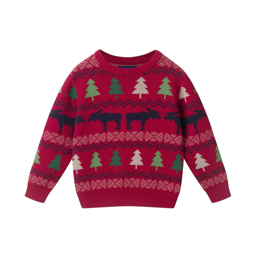 Boys (5-7) Sweater & Jogger Set | Moose Fair Isle