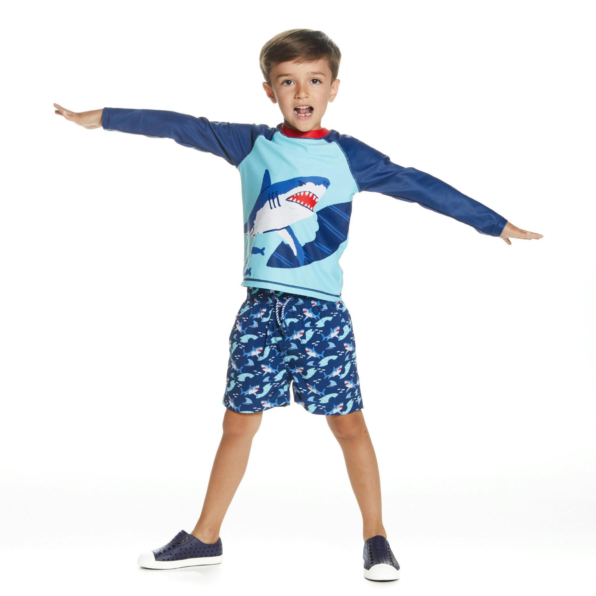 Raglan Rashguard and Boardshort Set