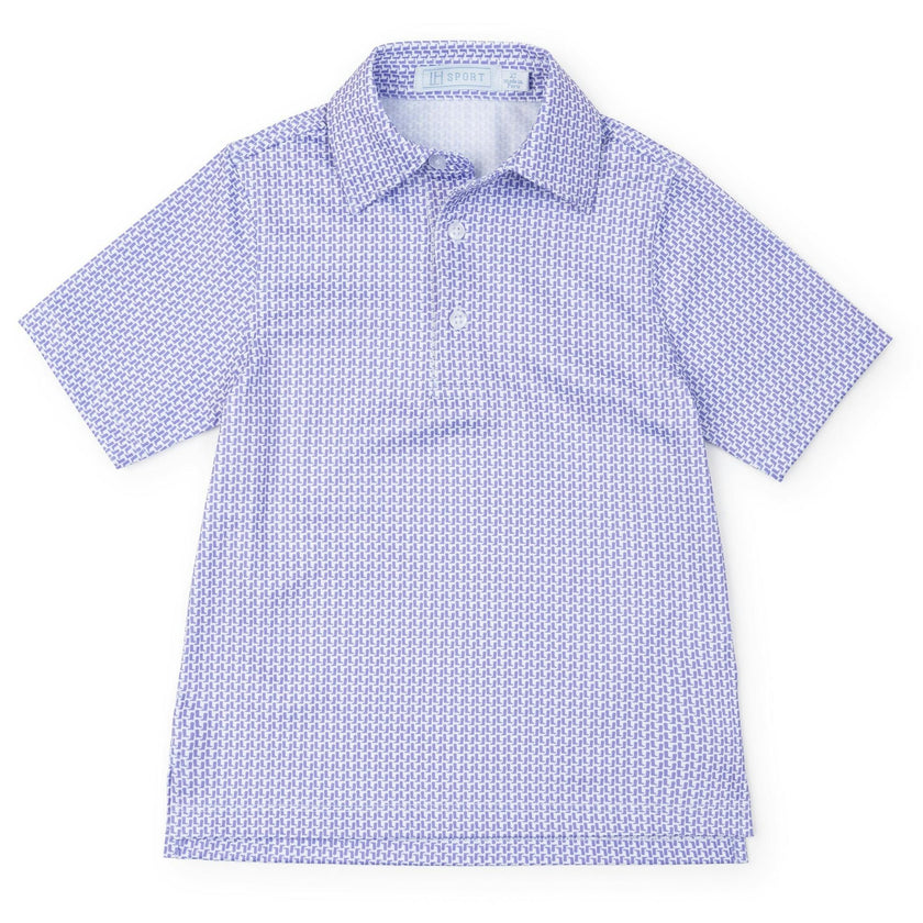 Will Boys' Performance Polo by LH Sport - Rambler Purple