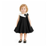 Black Stonelea Bow-Embellishment Dress