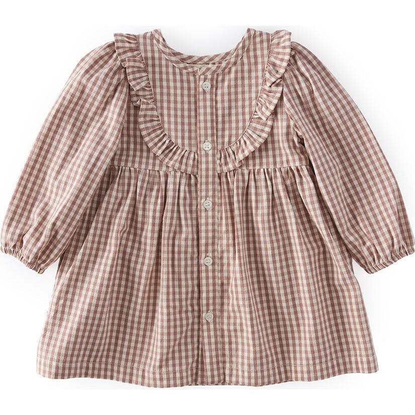 Thistle Gingham Dress, Pink
