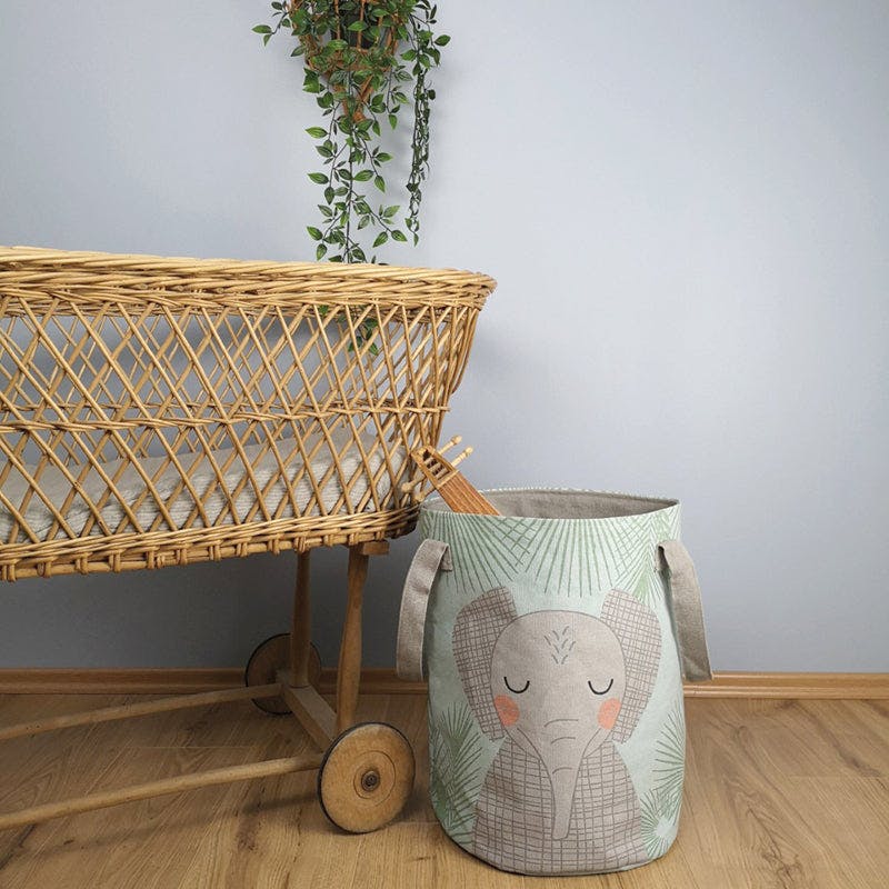 Junko Hand-Printed Storage Basket