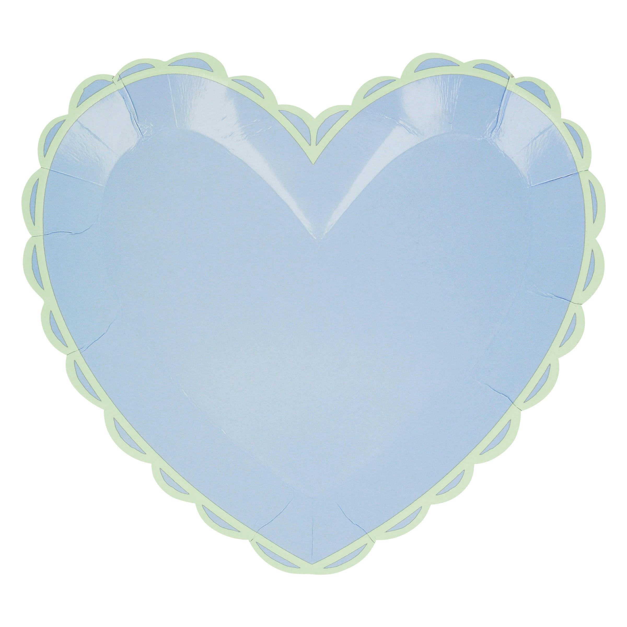 Pastel Heart Large Plates