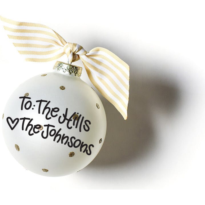 Welcome Little Ones Glass Ornament