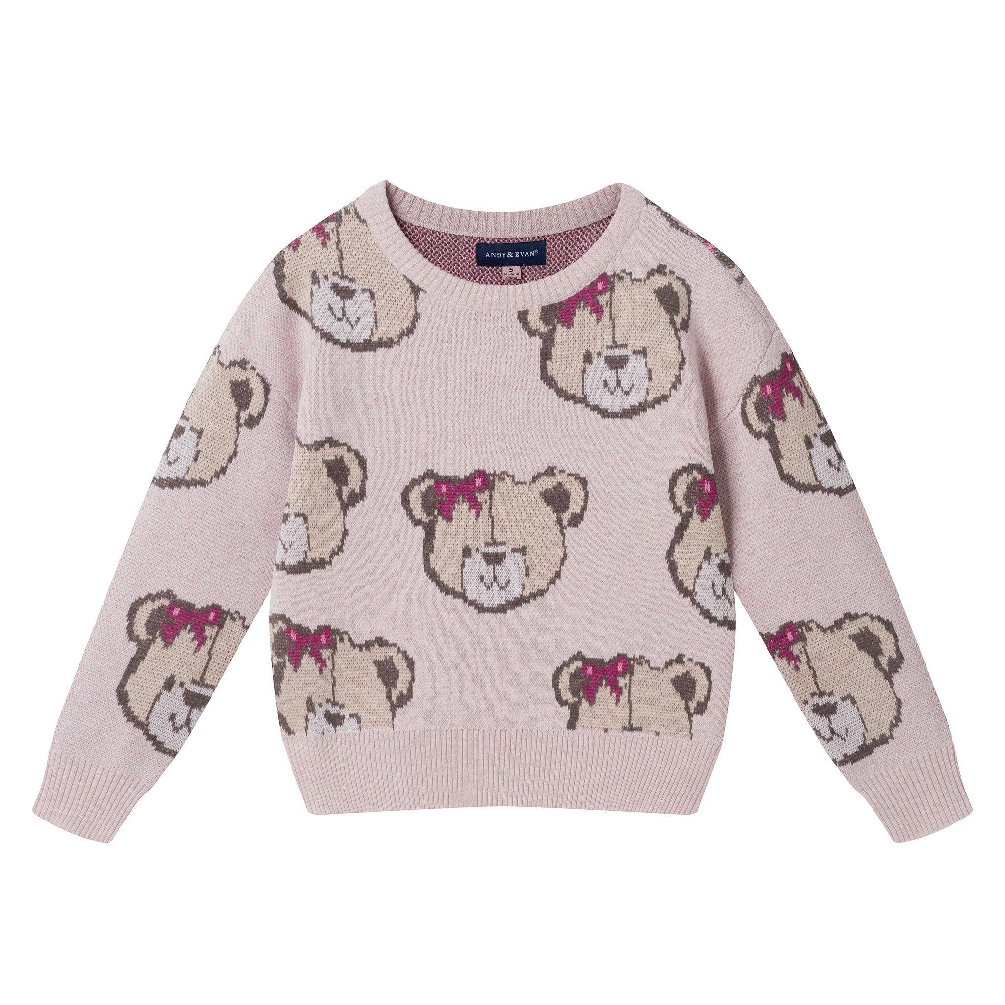 Girls Graphic Sweater | Bears & Bows