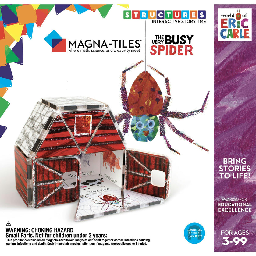 The Very Busy Spider Magna-Tiles Structures