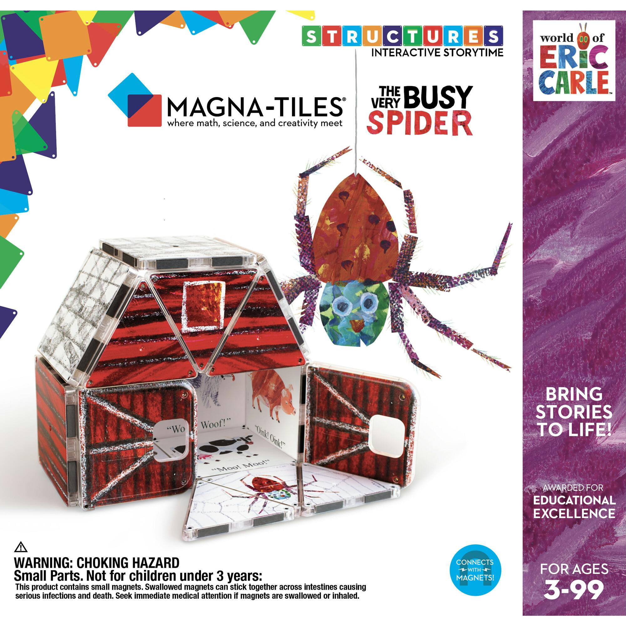 The Very Busy Spider Magna-Tiles Structures