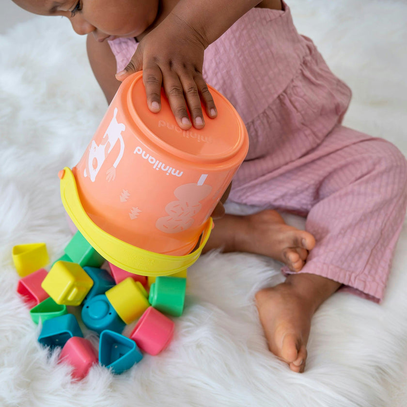Feel to Learn:&nbsp;Salmon shape sorting bucket