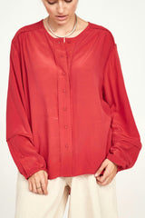 Dakota Blouse in Red