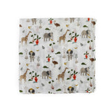 Deluxe Muslin Swaddle Blanket - Safari Social