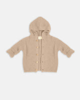 Hooded Cardigan - Fuzzy