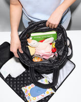 Black Metro Diaper Tote
