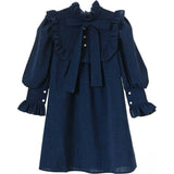 Brigitte dress (dark sapphire blue)