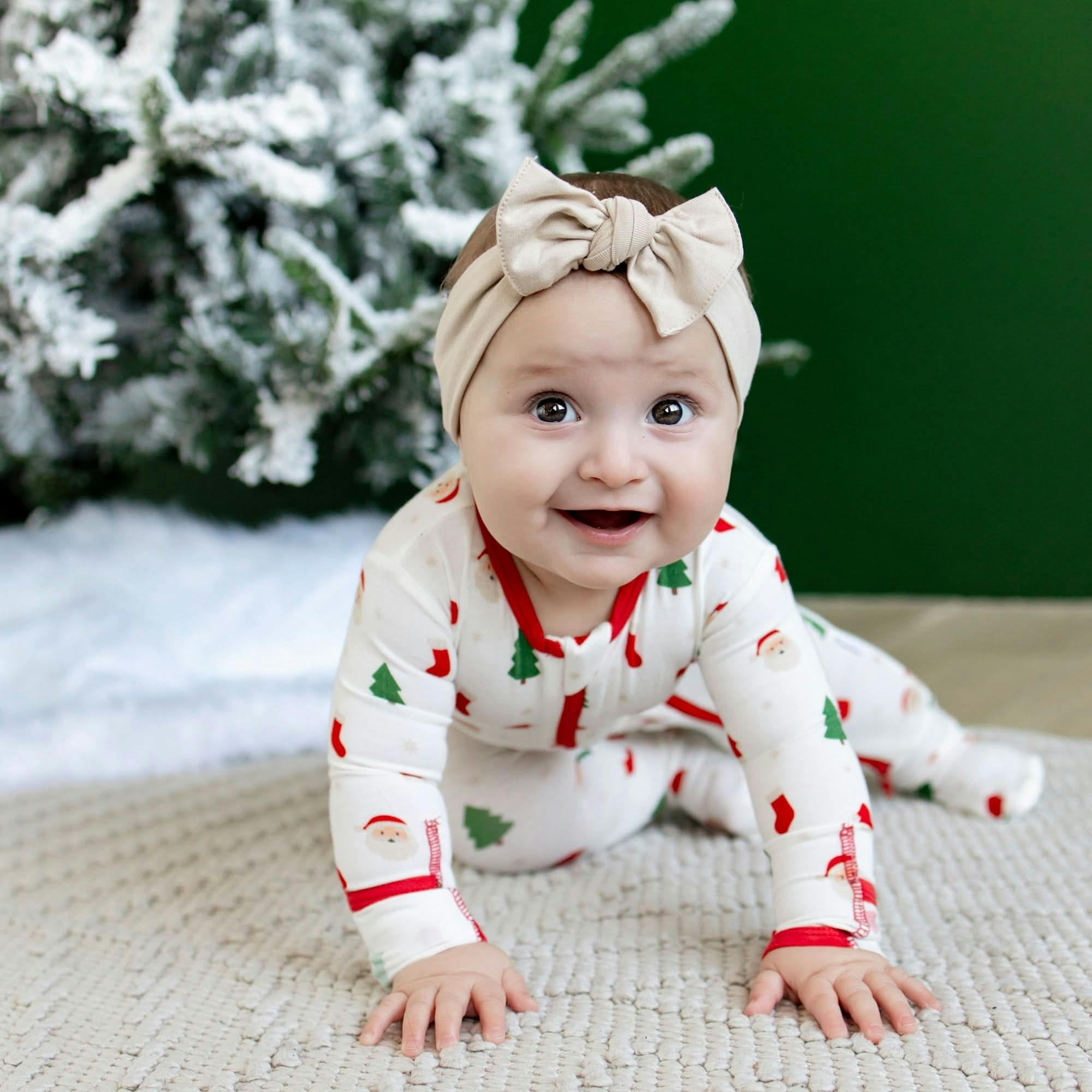 Santa Zippered Footie