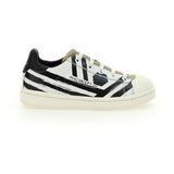 White Striped Sneakers