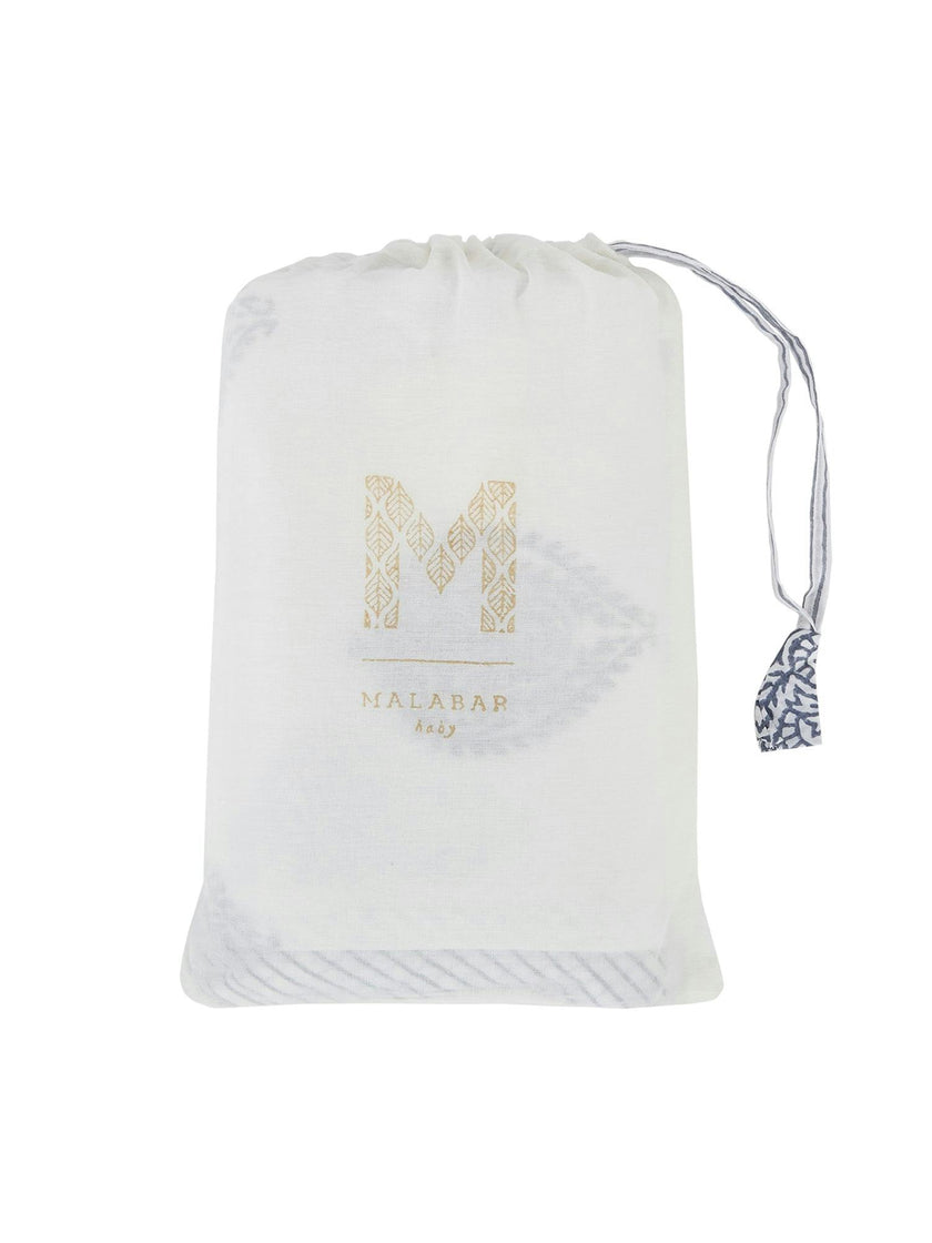 Luxe Natural Cotton Receiving Blanket