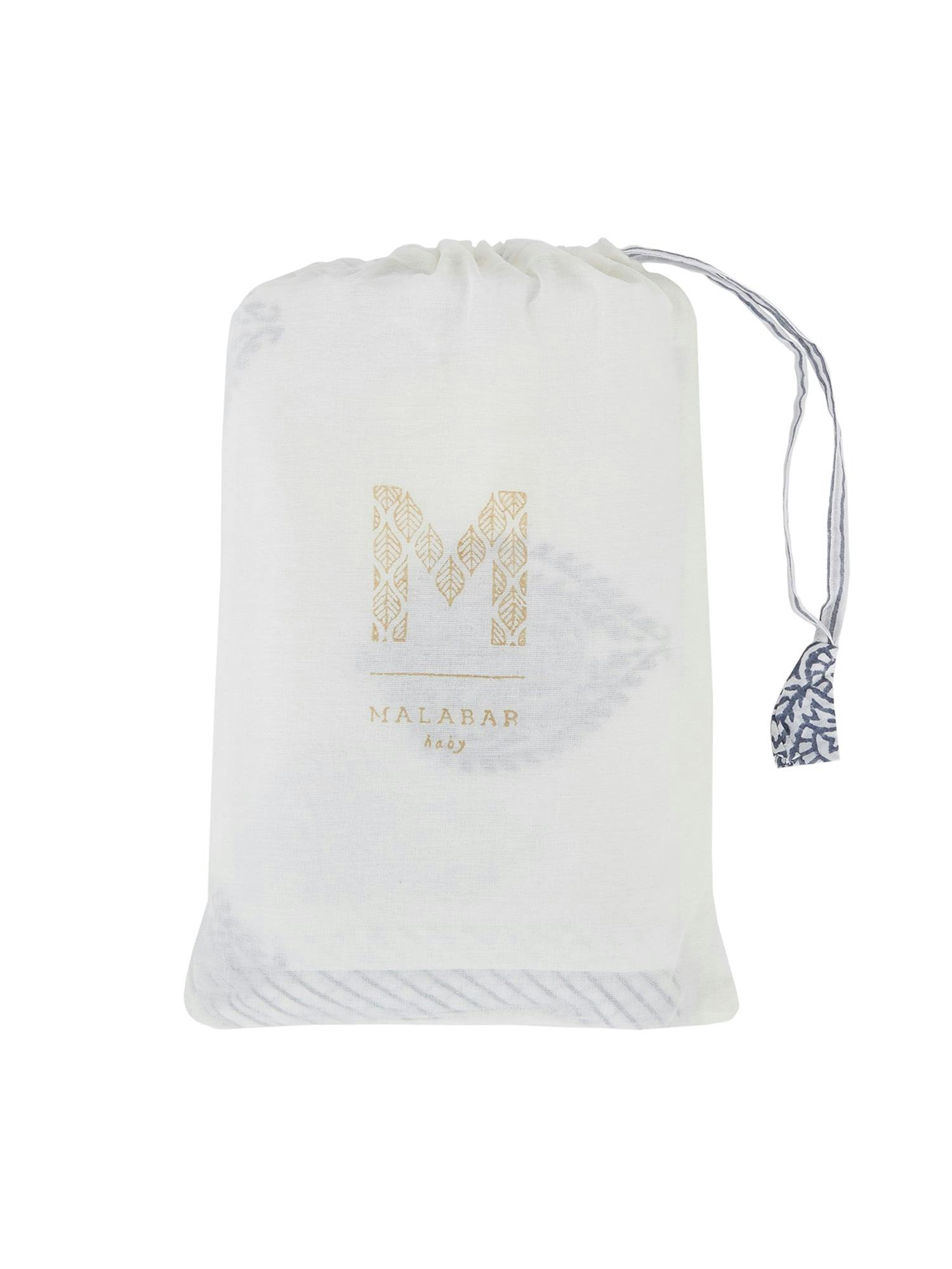 Luxe Natural Cotton Receiving Blanket