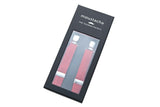 Orange Textured Suspenders Set