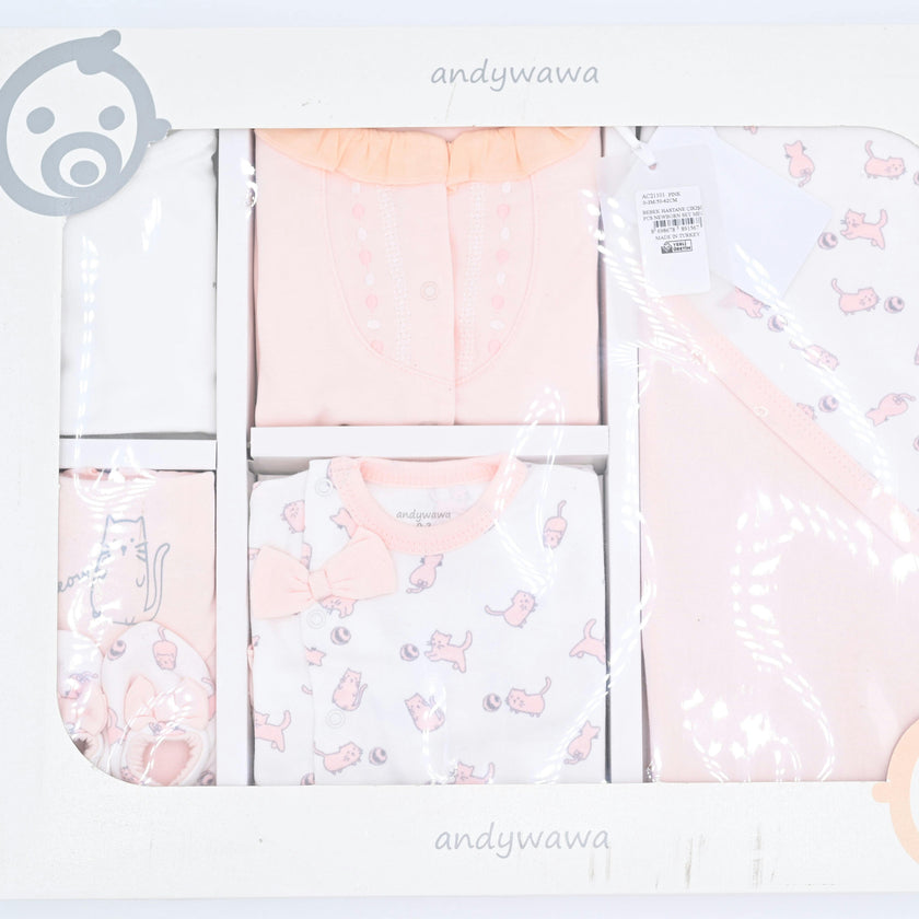 Pink 10 Piece Newborn Set