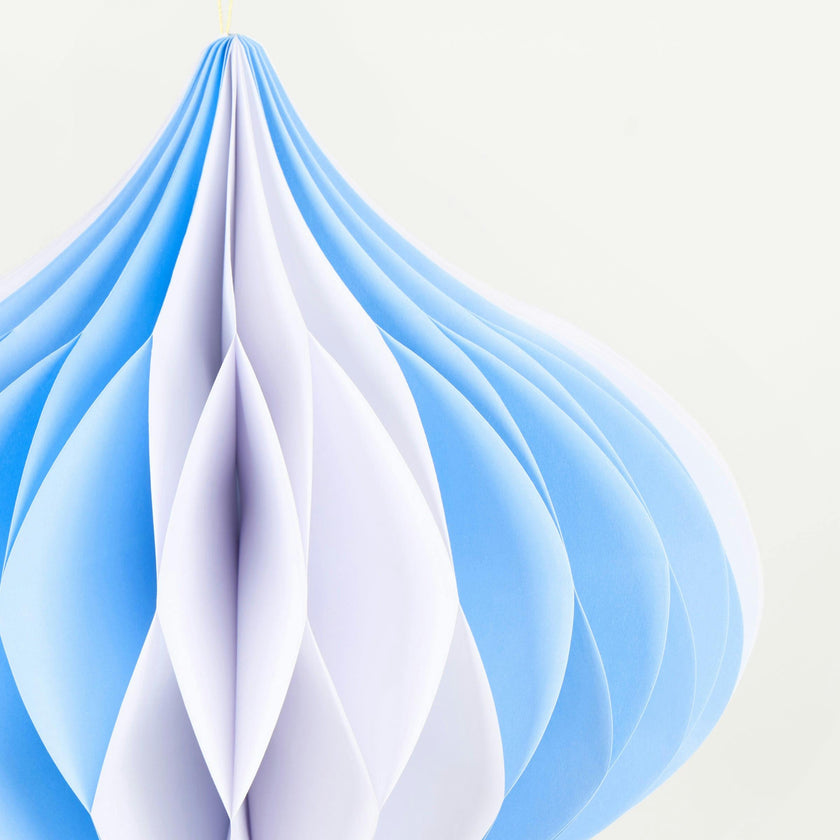 Large Striped Paper Honeycomb Decorations