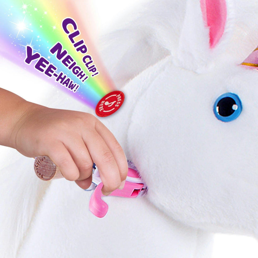 Model U® Unicorn Ride-On Toy Age 7+ – White