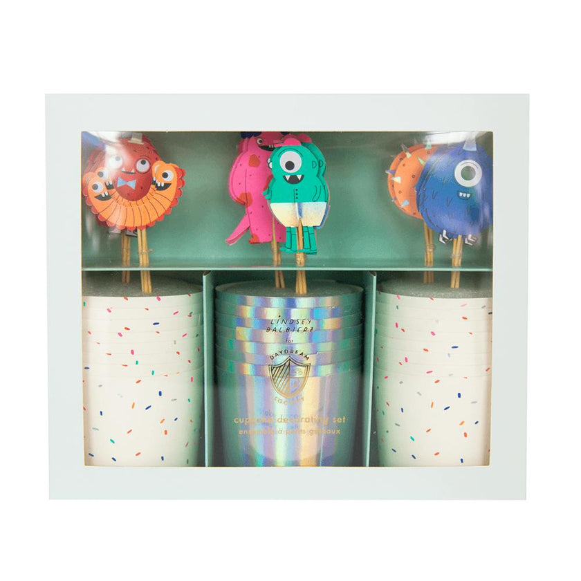 Little Monsters Cupcake Decorating Set