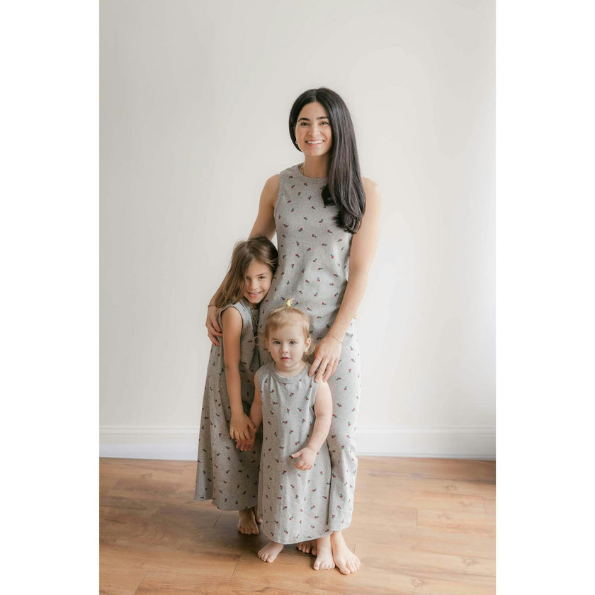 mommy & me rose maxi