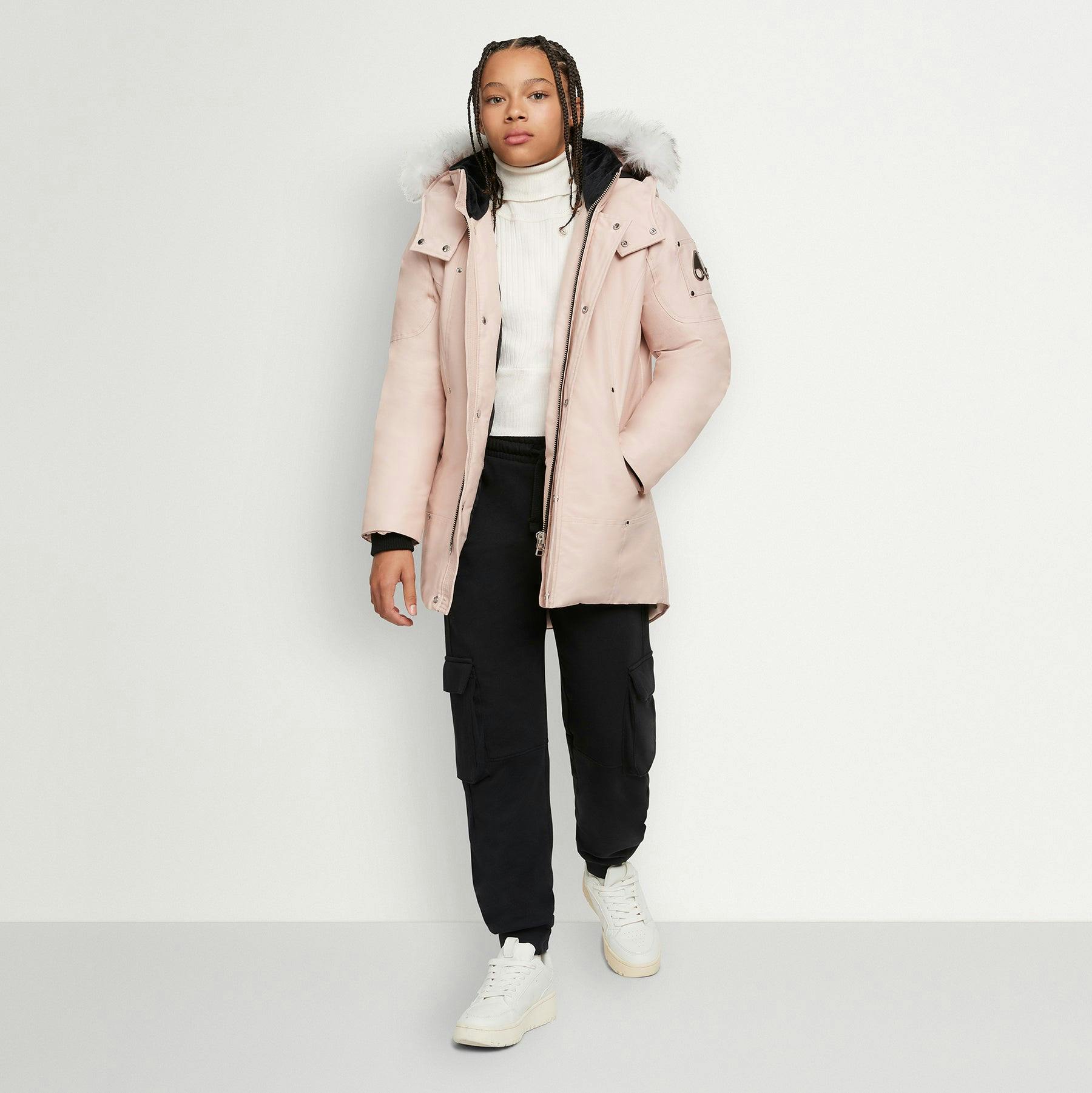 Unisex Parka with Shearling Hood