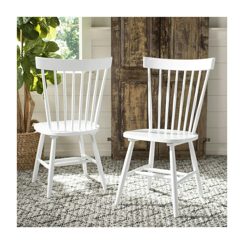 Set of 2 Parker Spindle Accent Chairs