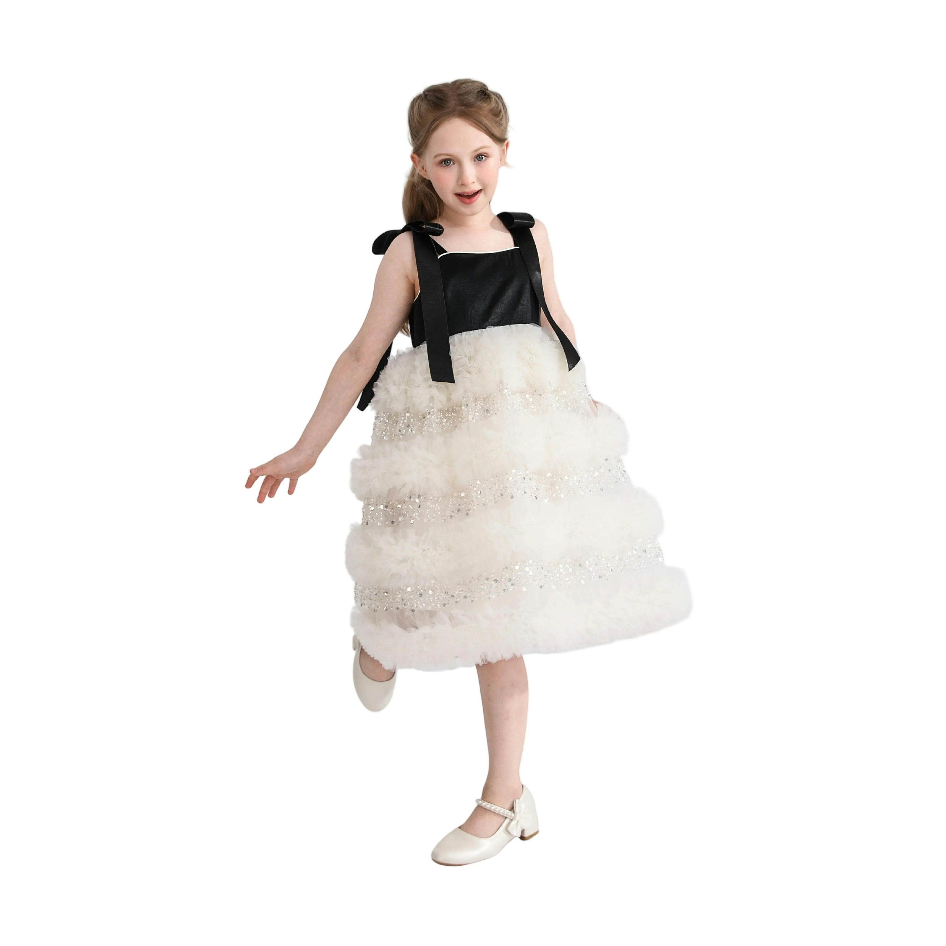 Black & Ivory Sophia Party Dress