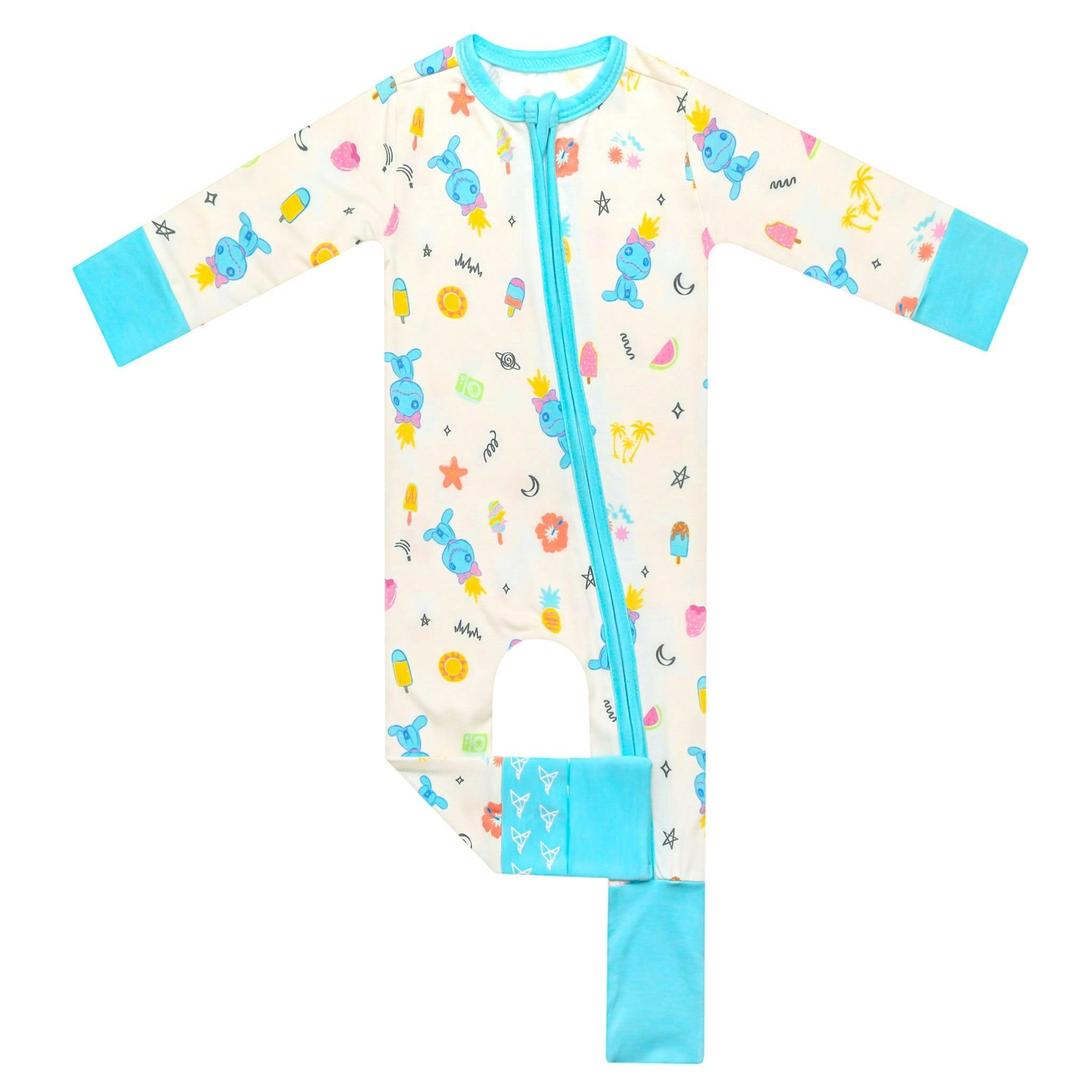 Convertible Zip-Up Footie - Disney Scrump Dreamsicles