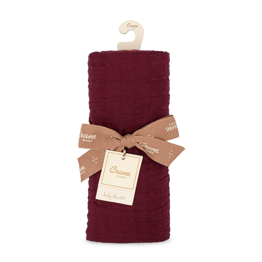 Multi-Layer Cotton Muslin Baby Blanket (Orchid Ombre)