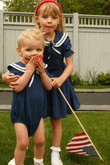 Mini Alice Dress in Navy