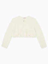 Ivory Linda Ceremony Girl Cardigan