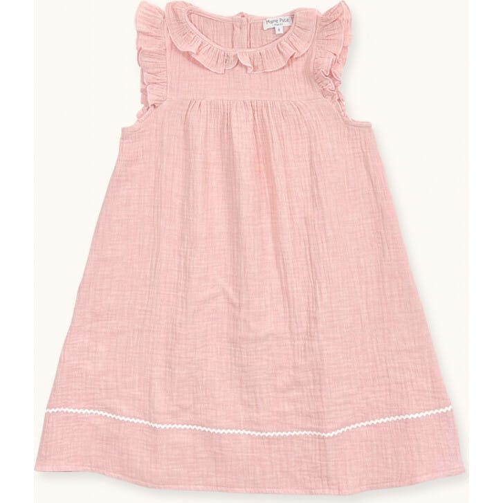 Dress Charly In Double Gauze, Pink